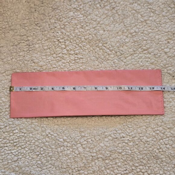 Estee Lauder Pink Cotton Canvas and "Straw" Tote Bag - Picture 12 of 13